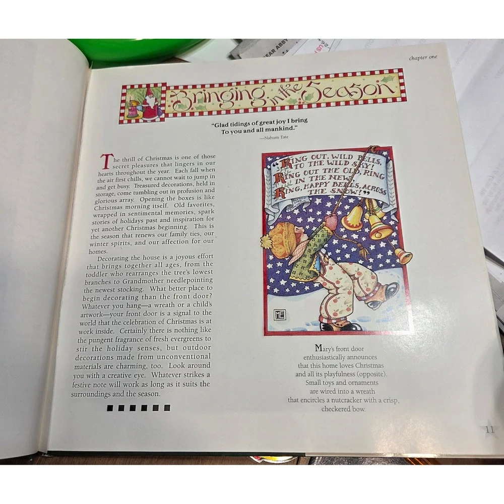 Mary Engelbreit's Christmas Companion Hardcover Book Holiday Decor Crafts